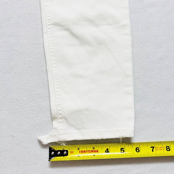 Lucky Brand Women's Bridgette Skinny Distressed White Ankle Jeans Size 8/29 NWOT - Picture 12 of 13